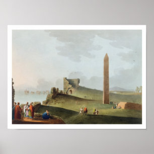 De Obelisken in Alexandrië, genaamd Cleopatra's N Poster