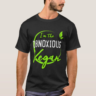 De Obnoxous Vegan Funny Plant based Diet Gag Gif T-shirt