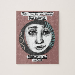 De observer Jigzaag Puzzle Legpuzzel