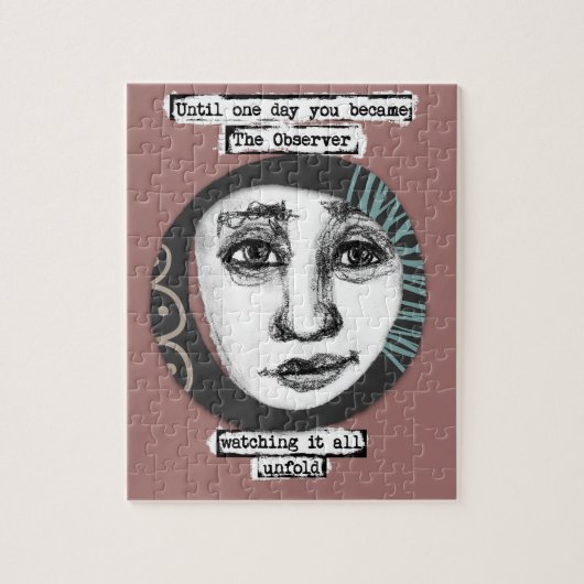 De observer Jigzaag Puzzle Legpuzzel (Verticaal)