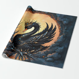 De Obsidiaan Zwaan van Maneschijn Genade. In de sc Cadeaupapier