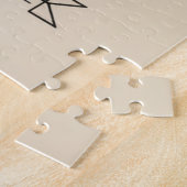 De obstakel is de weg legpuzzel (Zijkant)