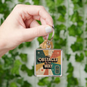 De Obstakel Is De Weg Sleutelhanger (Hand)