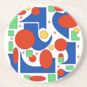 De obstructieve zandstenen keramische onderzetter (Voorkant)