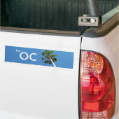 De OC Oranje County California Bumpersticker Art (Op Truck)