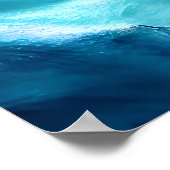 De oceaan brandt | AI Art Poster (Hoek)