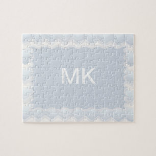 De oceaan Chevron van de Waterverf van Schaduwen Legpuzzel