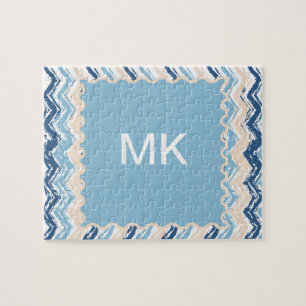 De oceaan Chevron van Golven Legpuzzel