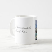 De oceaan - een kracht van Natuur Koffiemok (Voorkant links)