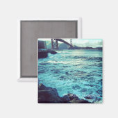 De oceaan en de brug magneet (Voorkant / Achterkant)