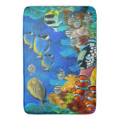 De oceaan in mijn badkamer. badmat (Voorkant Verticaal)