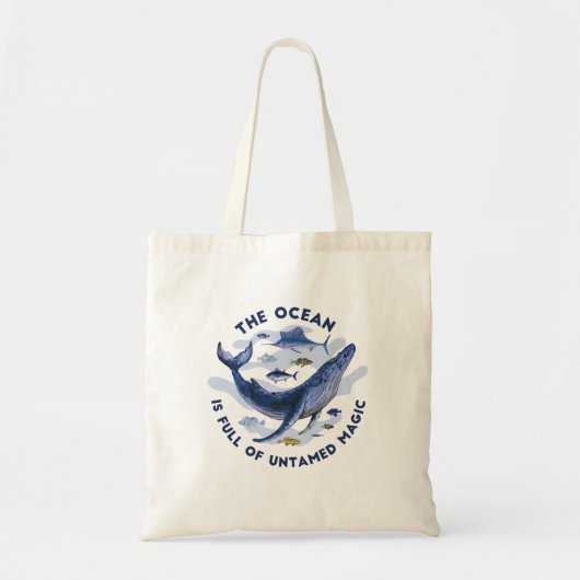 De oceaan is vol Magisch Tote Bag (Voorkant)