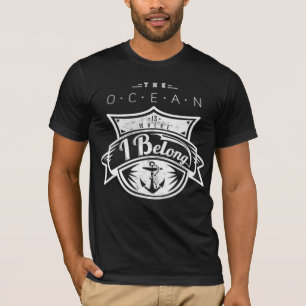 De oceaan is waar ik deel van T-Shirt