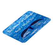 De oceaan noemt walvis Blauwe Oceaan Magneet (Linkerzijde)