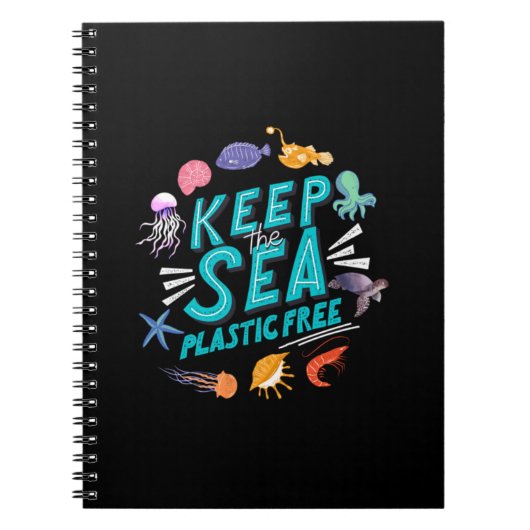 De oceaan opslaan notitieboek (Voorkant)