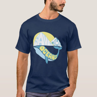 De oceaan opslaan t-shirt