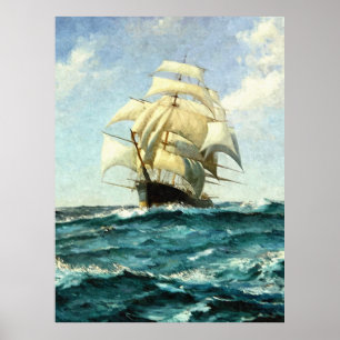 De oceaan oversteken poster