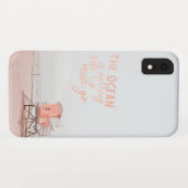 De oceaan roept Case-Mate iPhone case (Achterkant (horizontaal))