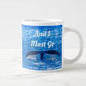 De oceaan roept dat ik walvisstaart moet gaan grote koffiekop (Rechts)