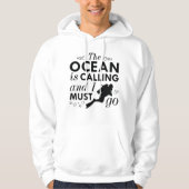 De oceaan roept hoodie (Voorkant)
