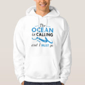 De oceaan roept hoodie (Voorkant)