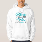 De oceaan roept hoodie (Voorkant)
