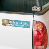 De oceaan roept - Maui Coast | Bumpersticker (Op Truck)