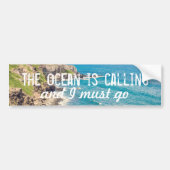 De oceaan roept - Maui Coast | Bumpersticker (Voorkant)