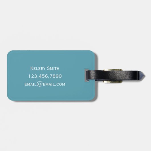 De oceaan roept op tot de kust van Maui | Bagagela Bagagelabel (Achterkant horizontaal)