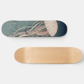 De oceaan roert het hart persoonlijk skateboard (Horizontaal)