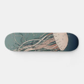De oceaan roert het hart persoonlijk skateboard (Horizontaal)