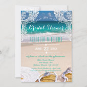 De oceaan Uitnodiging van het Vrijgezellenfeest (Voorkant)