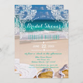 De oceaan Uitnodiging van het Vrijgezellenfeest (Voorkant / Achterkant)