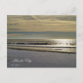 De oceaan van Atlantic City Briefkaart (Voorkant)