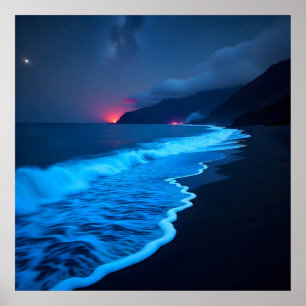 De oceaan van het licht: bioluminescente dromen poster