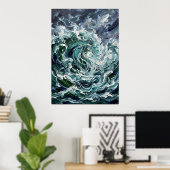 De Oceaanstem van de Spirit Muurkunst Poster (Thuiskantoor)