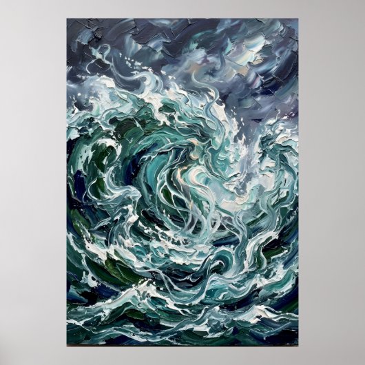 De Oceaanstem van de Spirit Muurkunst Poster (Voorkant)