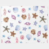 De Ocean 60x80 Fleece Deken (Voorkant (Horizontaal))