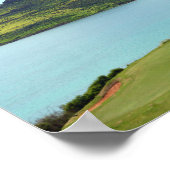 De Ocean Course in Hokuala, Lihue, Kauai, Hawaii Poster (Hoek)