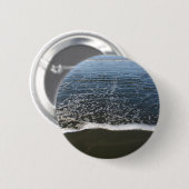 De Ocean Tide Washing Ashore Ronde Button 5,7 Cm (Voorkant /achterkant)