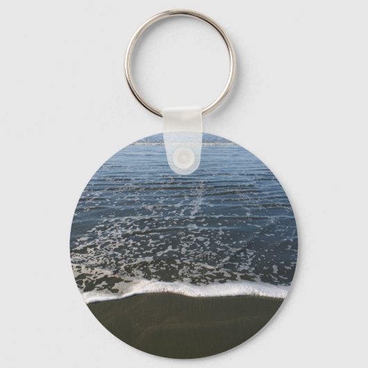 De Ocean Tide Washing Ashore Sleutelhanger (Voorkant)