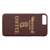De ochtend begint met koffie Case-Mate iPhone case (Achterkant (Horizontaal))