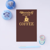 De ochtend begint met koffie flyer (Enkel)