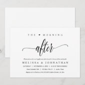 De Ochtend Erna, Happily Ever After Brunch Kaart (Voorkant / Achterkant)