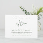 De Ochtend Erna, Happily Ever After Brunch Kaart (Staand voorkant)