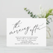 De ochtend erna, nog gelukkig na de brunch kaart (Staand voorkant)