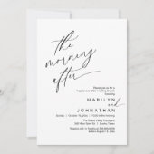 De ochtend erna, nog gelukkig na de brunch kaart (Voorkant)