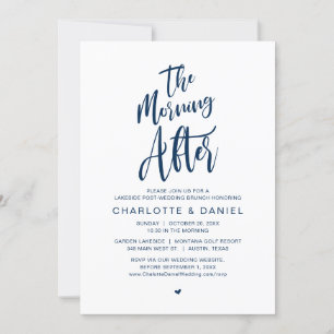 De ochtend erna, Post bruiloft brunch Kaart