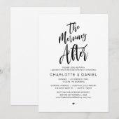 De ochtend erna, Post bruiloft brunch Kaart (Voorkant / Achterkant)