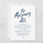 De ochtend erna, Post bruiloft brunch Kaart (Voorkant)